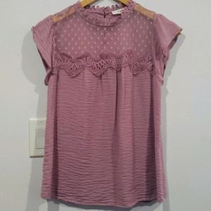 ⚡2/$15❤️Pink nude top